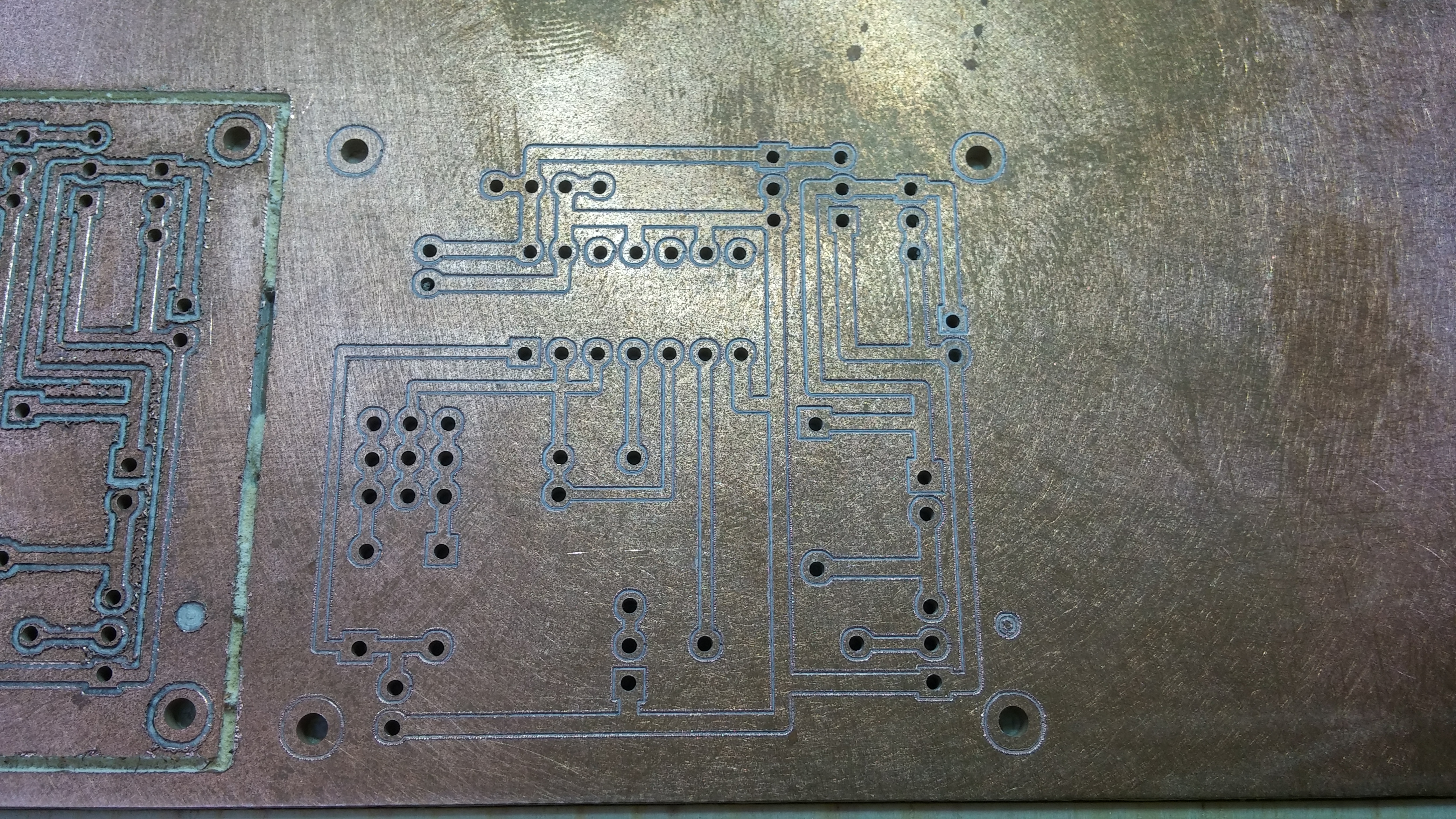 How to mill a through hole PCB Inventables